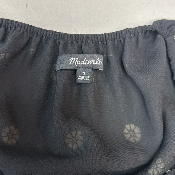 MADEWELL EUC! Crop Daisy 🌼 Top. Shear Sleeves. - Picture 5 of 7